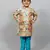 printed kurta and plain pant
