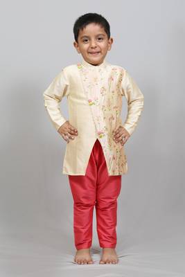 cross pattern kurta with churidaar pant 1