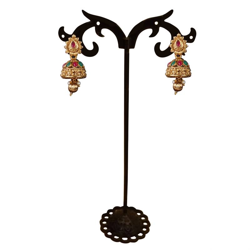 Leaf Style Shape Peacock ZINC Necklace