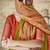 Green woven cotton silk saree with blouse