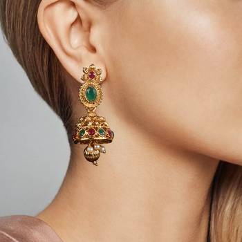 Dancing Peacock LAXMI JI Temple ZINC Necklace 4