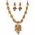 Dual Peacock Style ZINC Temple Necklace