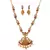 Peacock Segmented ZINC Temple Necklace