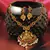 Peacock Base LAXMI JI ZINC Temple Necklace