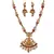 Peacock Base LAXMI JI ZINC Temple Necklace