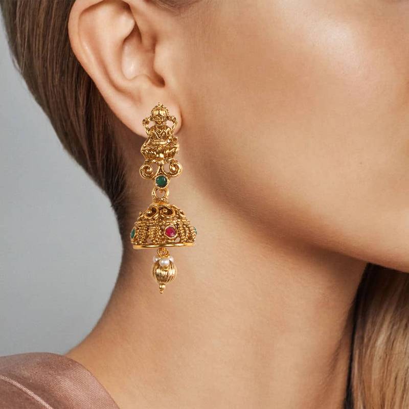 LAXMI JI Dual Leaf ZINC Necklace