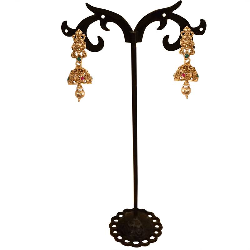 LAXMI JI Dual Leaf ZINC Necklace