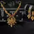 Leaf Style Temple ZINC Necklace Set