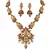 Peacock Shape Temple ZINC Necklace