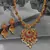 Center Sunflower Shape Peacock ZINC Necklace