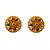 U Shape zinc Necklace Set Jewelry for Women with Multicoloured Leaf Shaped Pearls