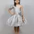 shimmer grey frock