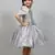 shimmer grey frock
