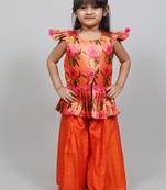 front open cap sleeves top with pant