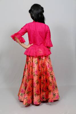 collared top with printed bottom 2