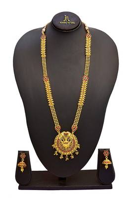 Gold crystal necklace-sets 2