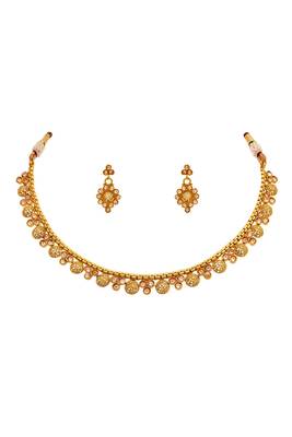 Gold diamond necklace-sets 1