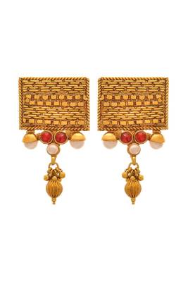 Gold pearl necklace-sets 3