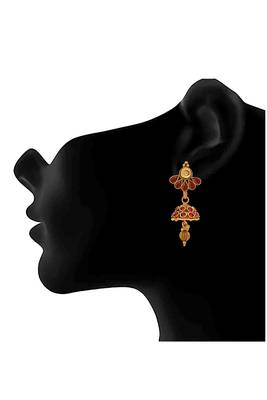 Gold crystal necklace-sets 4