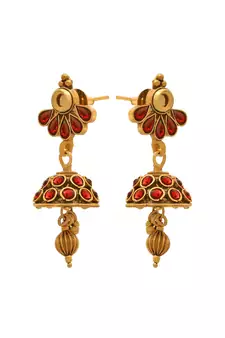 Gold crystal necklace-sets