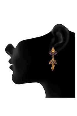 Gold crystal necklace-sets 4