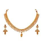 Gold diamond necklace-sets