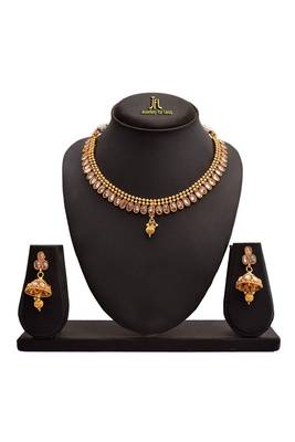 Gold diamond necklace-sets 2