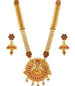 Gold crystal necklace-sets