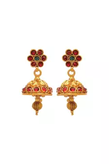 Gold crystal necklace-sets