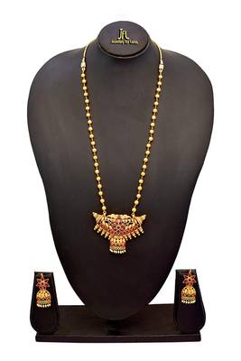 Gold crystal necklace-sets 2