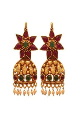 Gold crystal necklace-sets 3