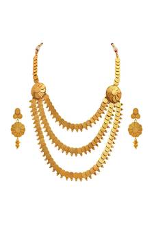Gold necklace-sets