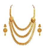 Gold necklace-sets