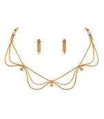 Gold diamond necklace-sets