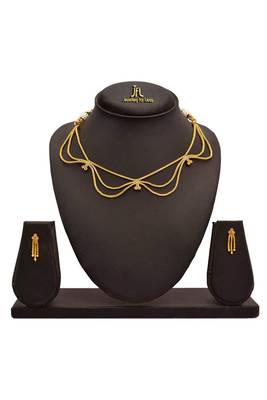 Gold diamond necklace-sets 2
