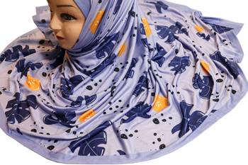 Women'S Jersey Stretchable Digital Printed Hijab Dupatta Scarf 5