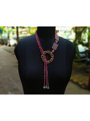 Pink necklaces 1