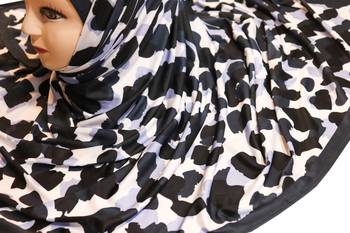 Justkartit Women'S Jersey Stretchable Casual Wear Printed Hijab Scarf Dupatta 5