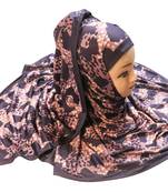 Justkartit Women'S Daily Wear Digital Printed Jersey Stretchable Hijab Scarf Dupatta