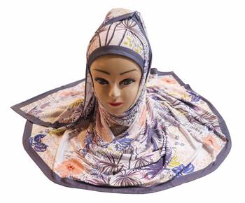Justkartit Women'S Occasion Wear Jersey Stretchable Material Printed Hijab Scarf Dupatta 5