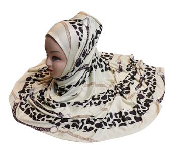 Justkartit Women'S Jersey Stretchable Material Occasion Wear Printed Hijab Scarf Dupatta 2