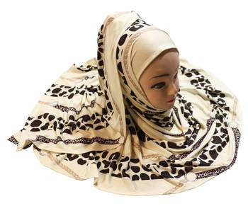 Justkartit Women'S Jersey Stretchable Material Occasion Wear Printed Hijab Scarf Dupatta 5