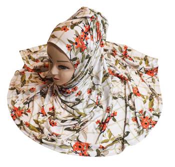 Justkartit Casual Wear Jersey Stretchable Material Printed Hijab Scarf Dupatta For Women 3