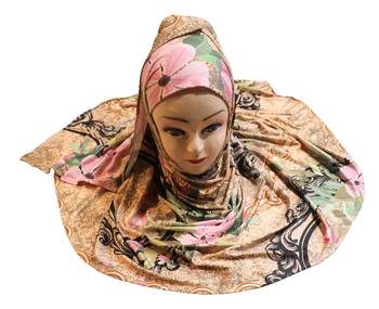 Justkartit Women'S Party Wear Jersey Stretchable Material Printed Hijab Scarf Dupatta 2