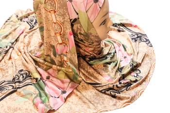 Justkartit Women'S Party Wear Jersey Stretchable Material Printed Hijab Scarf Dupatta 5