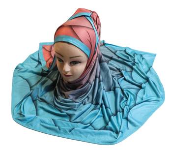 Justkartit Jersey Stretchable Material Party Wear Printed Hijab Scarf Dupatta For Women 3