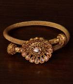 Copper Made Gold Plated Kundan Embellished Designer Bracelet BD335