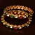 Kundan and Multi-colored Stone Embellished Pair of Designer Bangles BD334