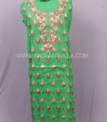 Green Aari Cotton Salwar