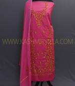 Pink Aari Cotton Salwar